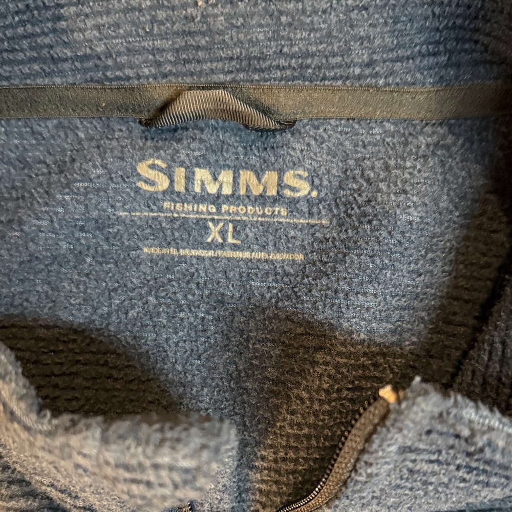 Simms Technical Fleece Full Zip Jacket Outdoor Fi… - image 2